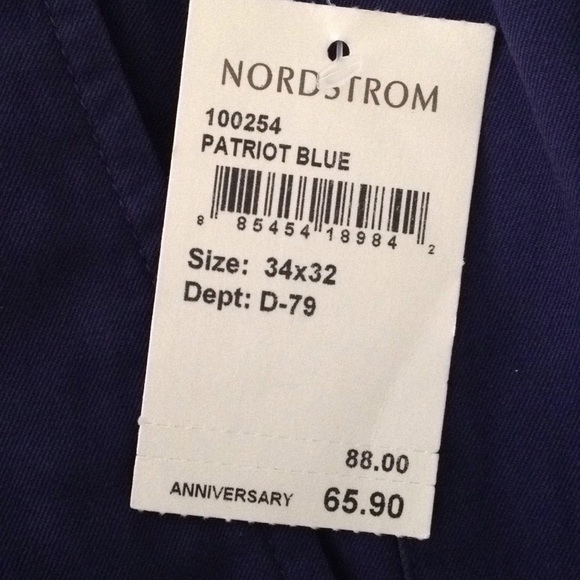 BONOBOS STRAIGHT LEG WASHED COTTON CHINOS SZ 34x32 - Picture 4 of 4